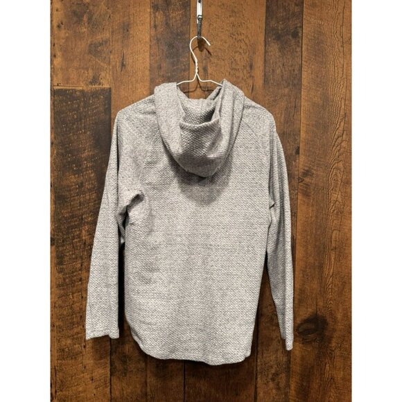 Lululemon At Ease Hoodie Heathered Melody Light Grey / Black XS EUC - Picture 3 of 5